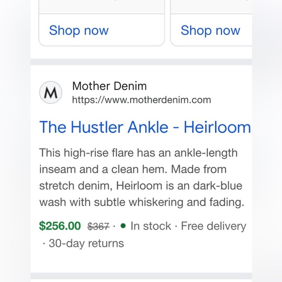 Mother The Hustler Ankle Heirloom High Rise Jean - Picture 13 of 13